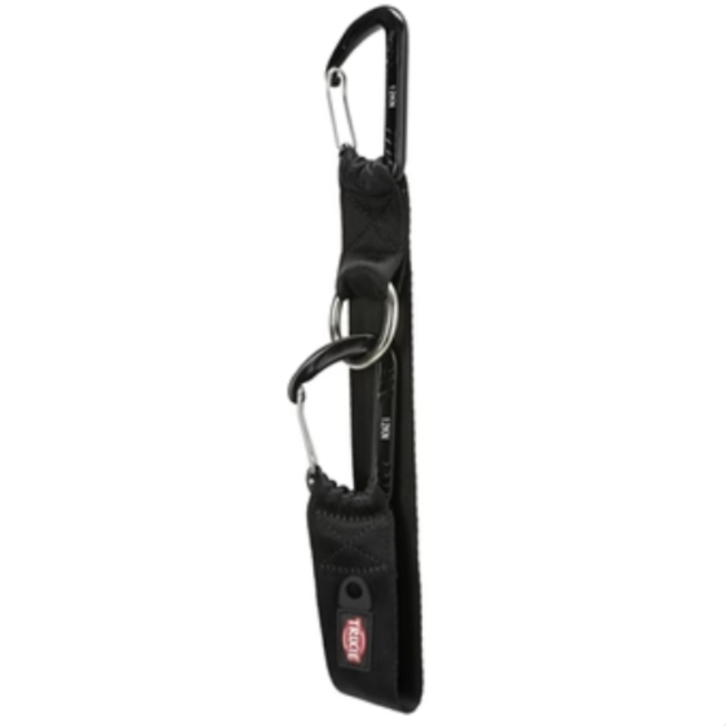 Sicherheitsgurtschlaufe Universal Mit Karabinerhaken Schwarz 30X3.8 CM - myfurryfriends.de